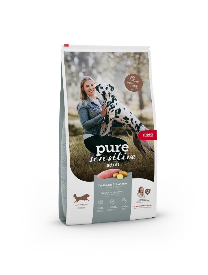 MERA Hunde-Trockenfutter Pure Sensitive fresh meat Truthahn+Kartoffel